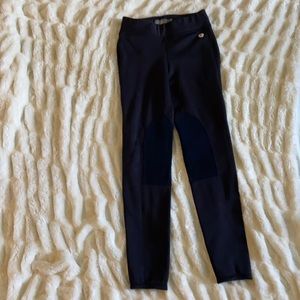Fleece lined horse back riding pant.